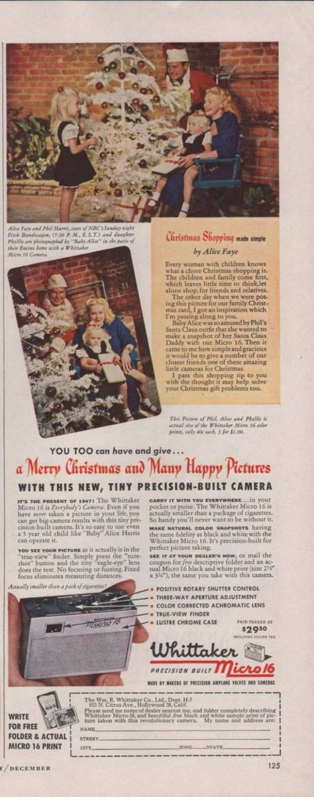A Picture-Perfect Christmas: Vintage Camera Ads That Will Make You Smile