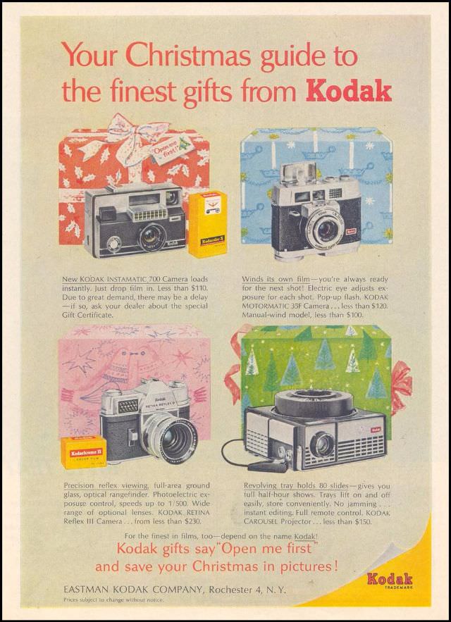 A Picture-Perfect Christmas: Vintage Camera Ads That Will Make You Smile