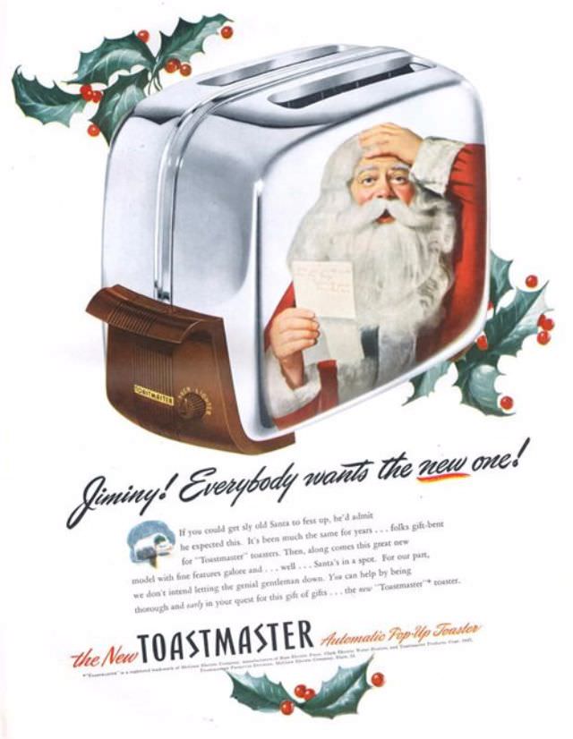 Vintage Ads that will Give you a Taste of Christmas Past