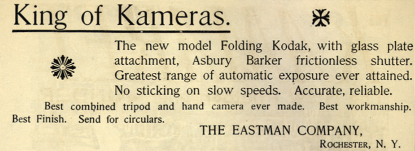 "You Press the Button, We Do the Rest": Vintage Kodak Camera Ads of the Late 1800s