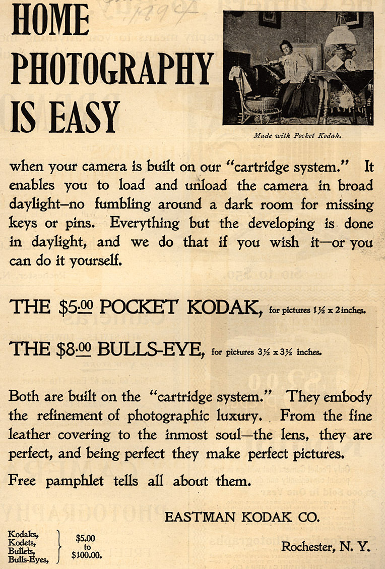 "You Press the Button, We Do the Rest": Vintage Kodak Camera Ads of the Late 1800s