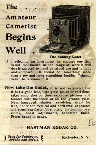 "You Press the Button, We Do the Rest": Vintage Kodak Camera Ads of the Late 1800s