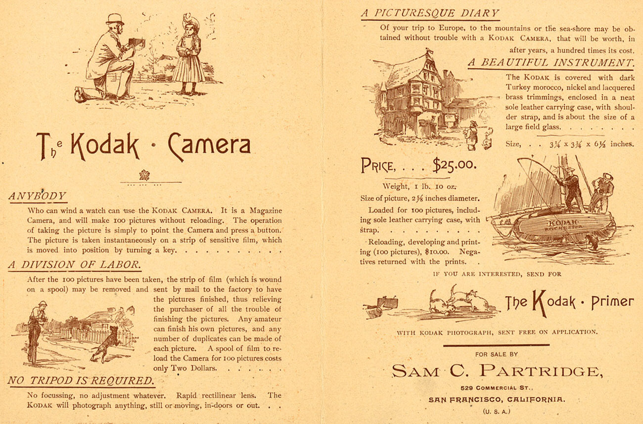 "You Press the Button, We Do the Rest": Vintage Kodak Camera Ads of the Late 1800s