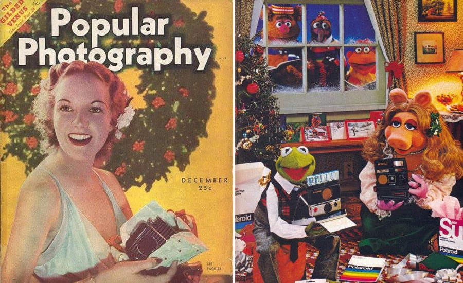 Vintage Camera Ads Christmas