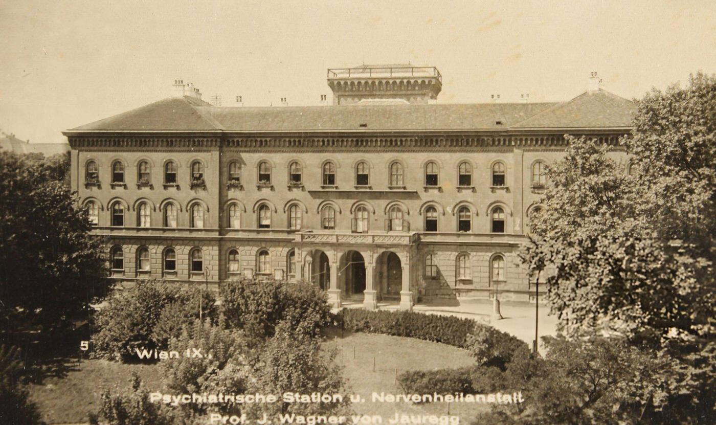 Psychiatric Clinic of the University of Vienna and mental hospital in the Allgemeines Krankenhaus, 1930.