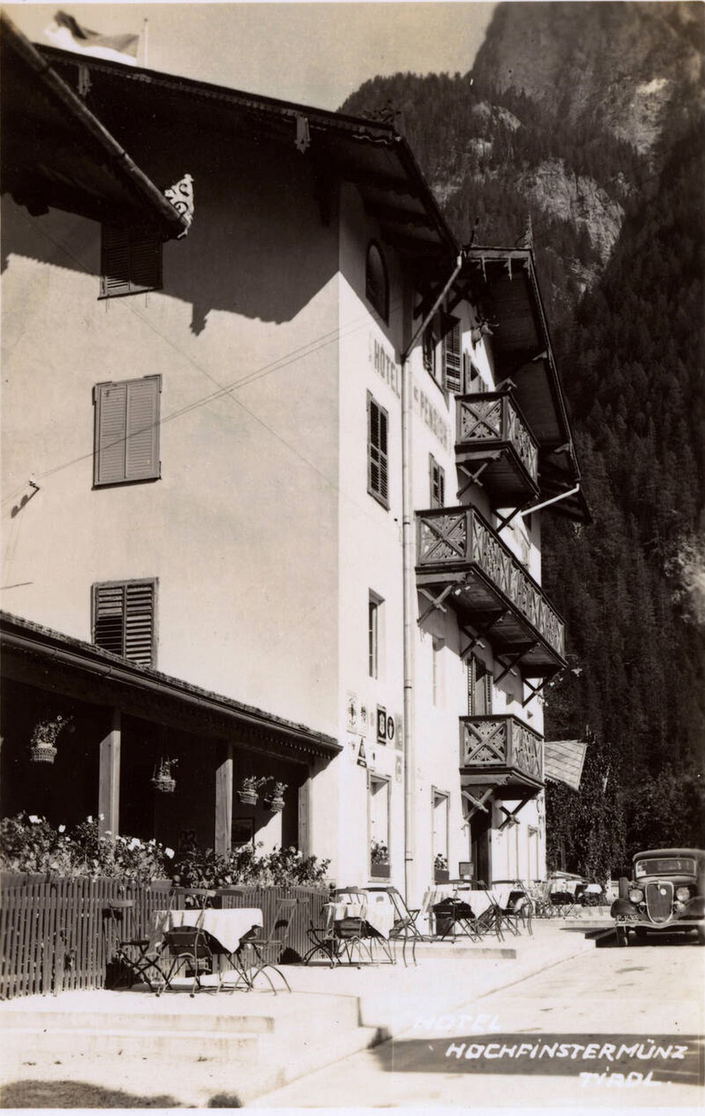 Hotel Hochfinstermunz, Finstermunz, Tyrol, Austria.