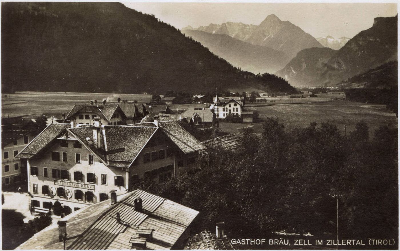 Brau guesthouse, Zell im Zillertal, Tyrol, Austria.