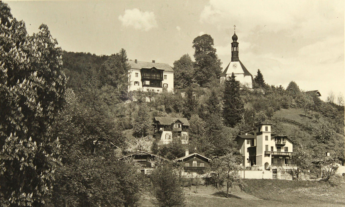 Hilfbergkirche Mondsee, Austria, 1930s.