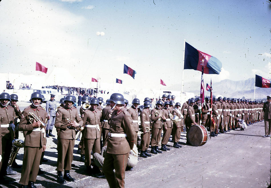 Afghan military band.