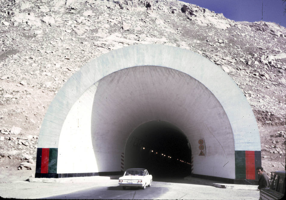 The Salang Tunnel, located in Parwan province, is a link between northern and southern Afghanistan crossing the Hindu Kush mountain range under the difficult Salang Pass. The Soviet-built tunnel opened in 1964.