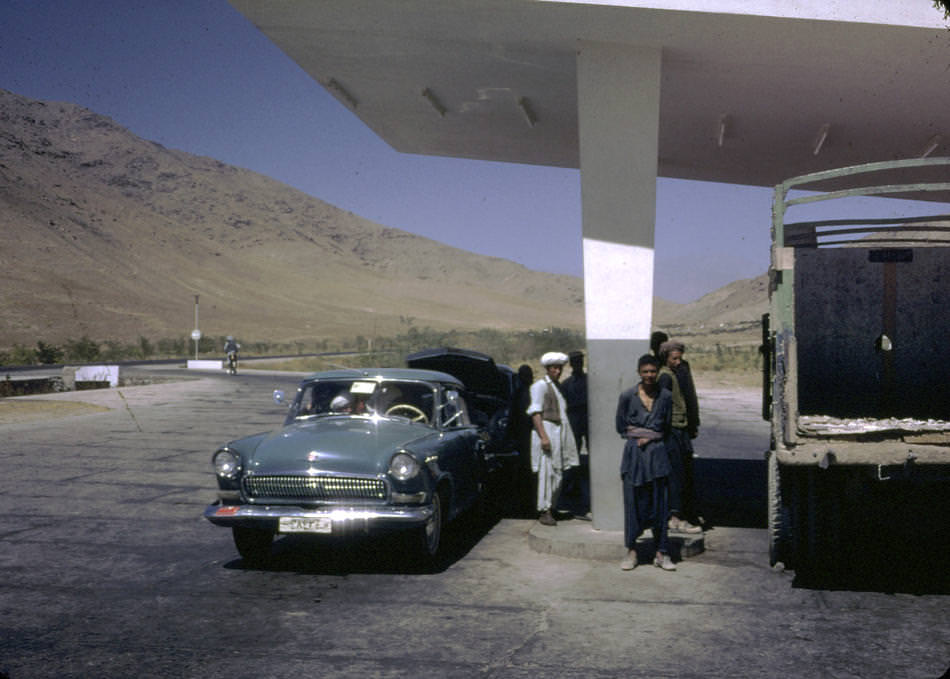 Gas Station.