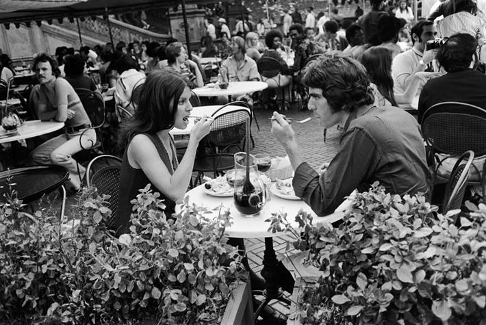 Couple, Central Park Cafe, 1973