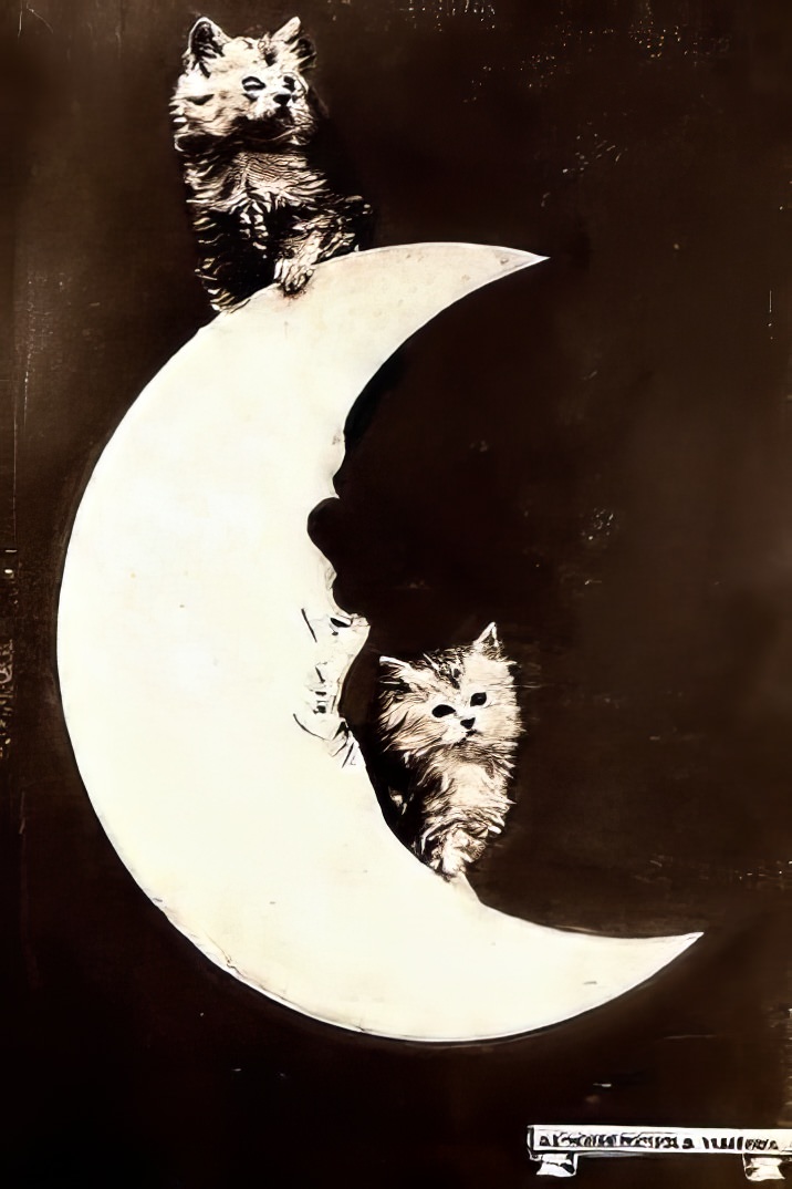 Before Space Travel: Studio Paper Moon Photographs from the Early 1900s