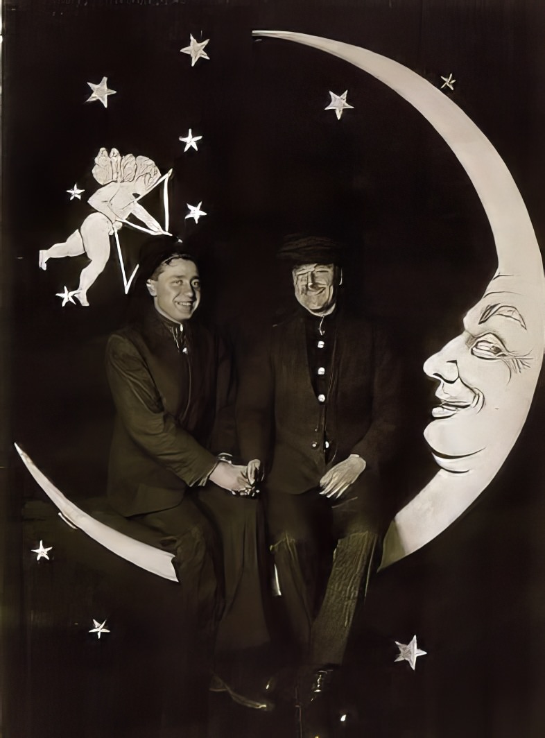 Before Space Travel: Studio Paper Moon Photographs from the Early 1900s