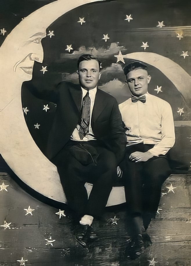 Before Space Travel: Studio Paper Moon Photographs from the Early 1900s