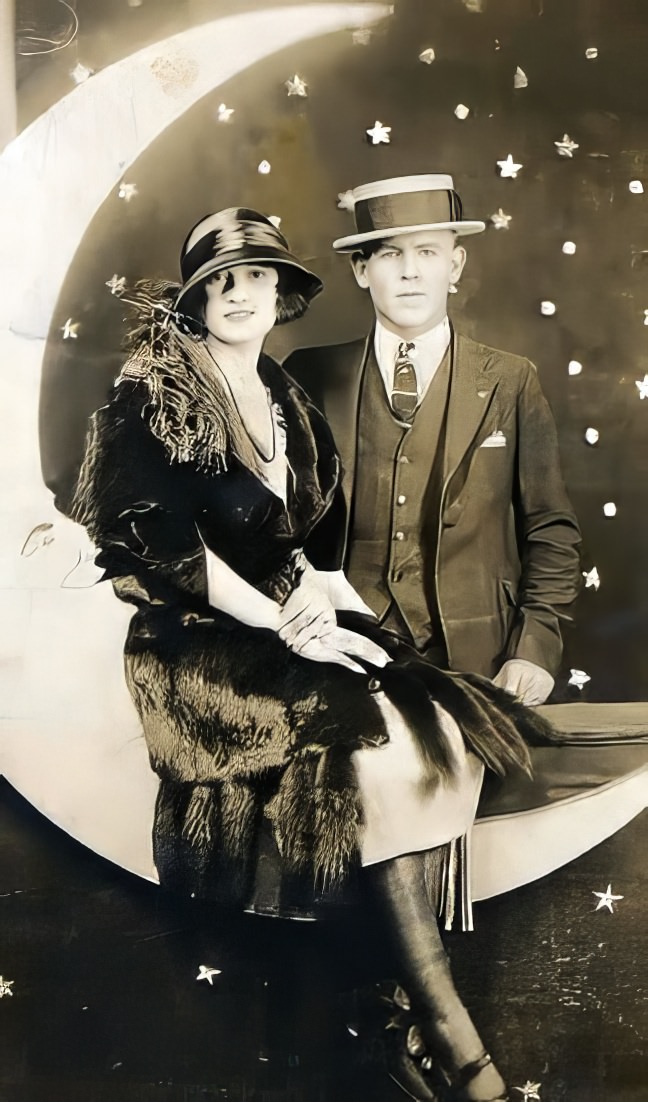 Before Space Travel: Studio Paper Moon Photographs from the Early 1900s