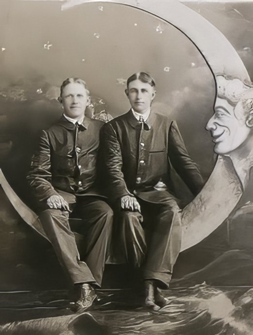 Before Space Travel: Studio Paper Moon Photographs from the Early 1900s
