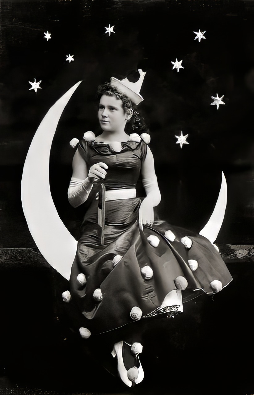 Before Space Travel: Studio Paper Moon Photographs from the Early 1900s