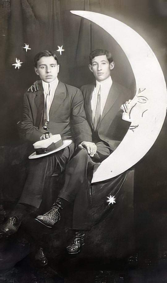 Before Space Travel: Studio Paper Moon Photographs from the Early 1900s