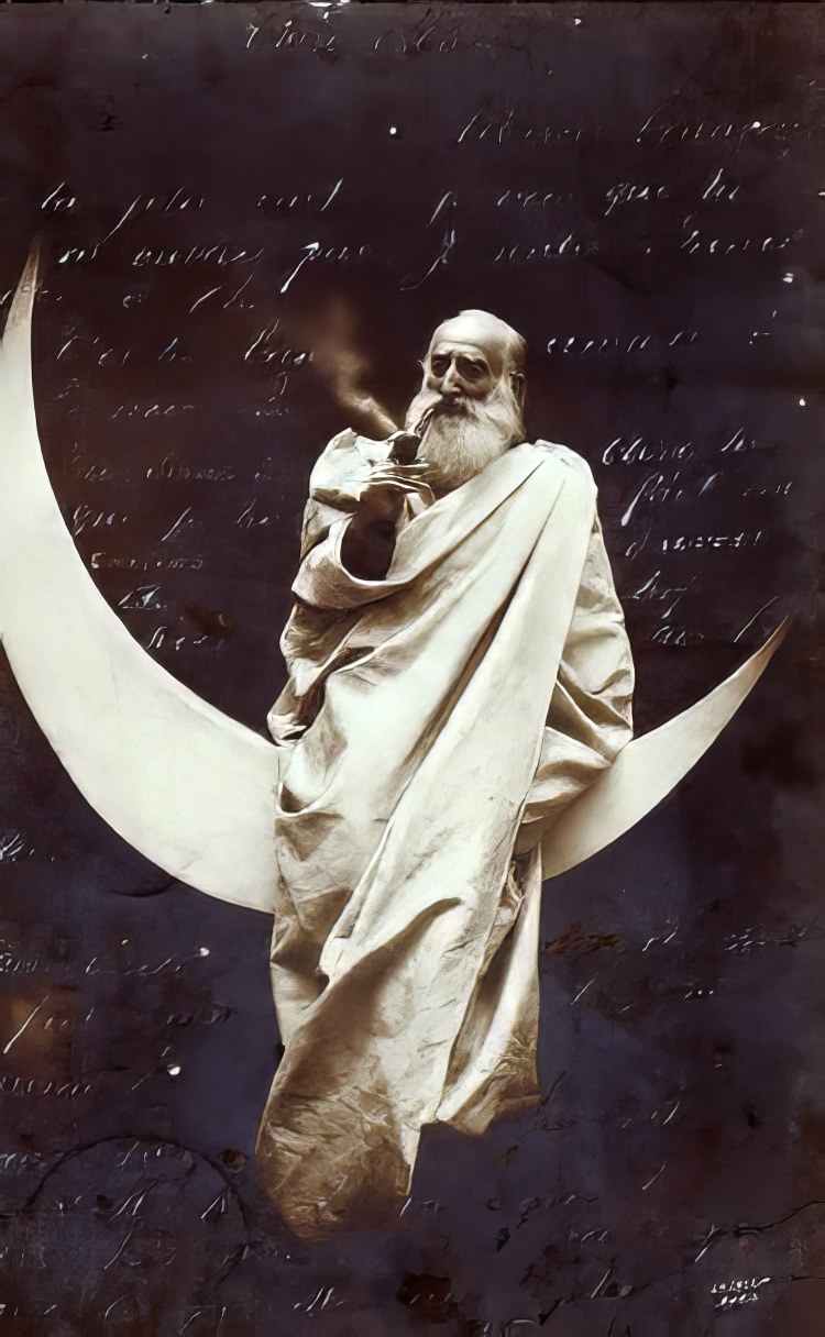 Before Space Travel: Studio Paper Moon Photographs from the Early 1900s