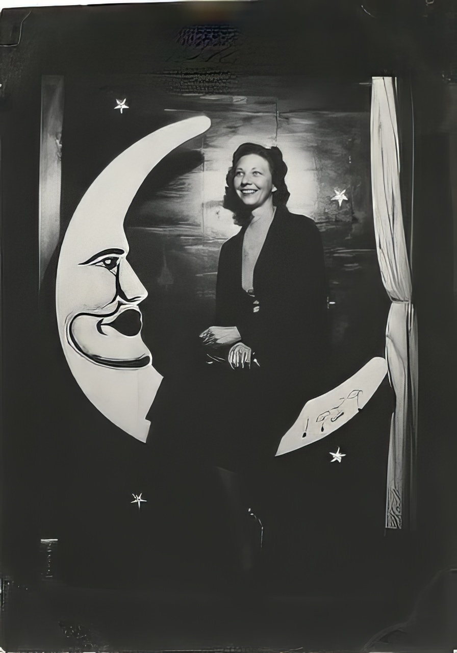 Before Space Travel: Studio Paper Moon Photographs from the Early 1900s