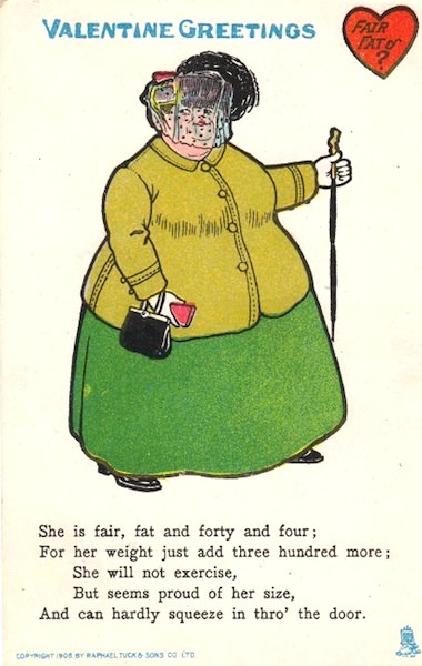 Awful Vintage Valentine’s Cards with Mean Messages and Cutting Humor