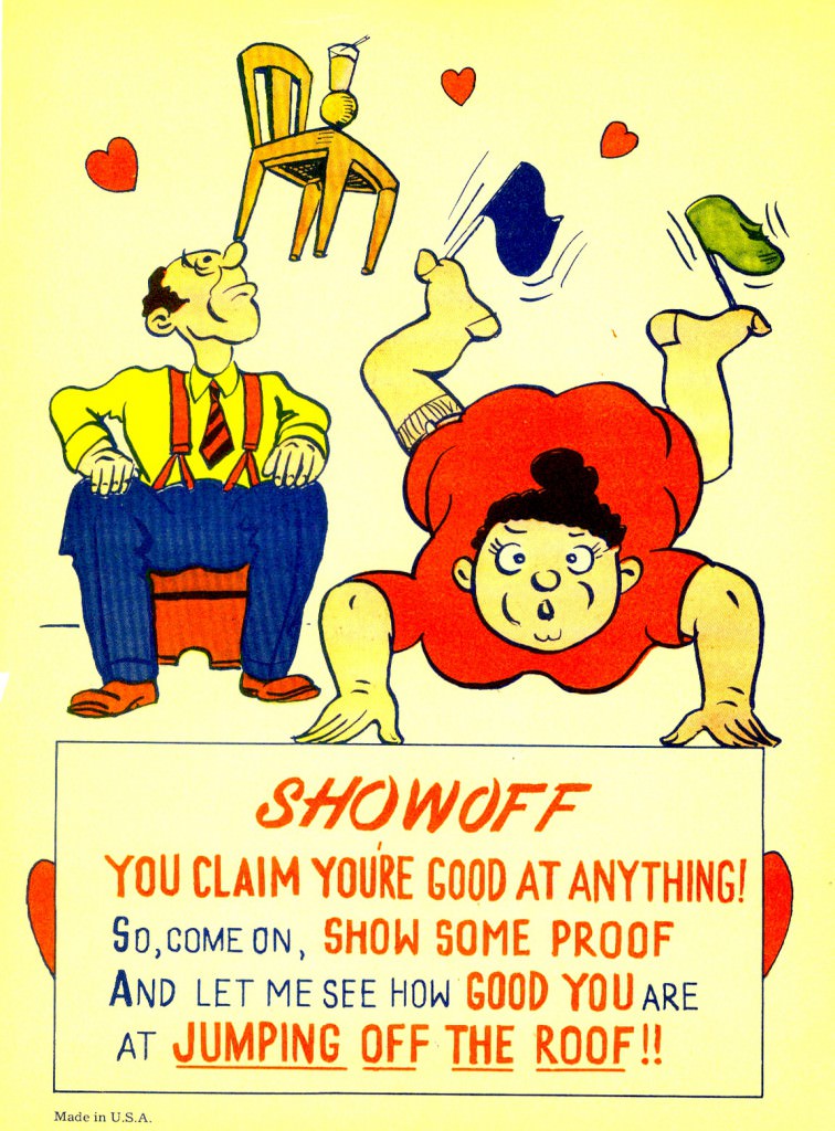 Awful Vintage Valentine’s Cards with Mean Messages and Cutting Humor