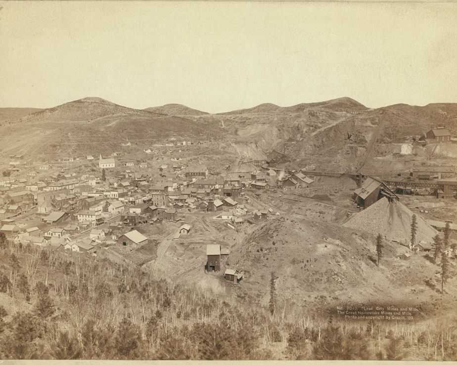 Lead City Mines and Mills: The Great Homestake Mines and Mills, 1889.