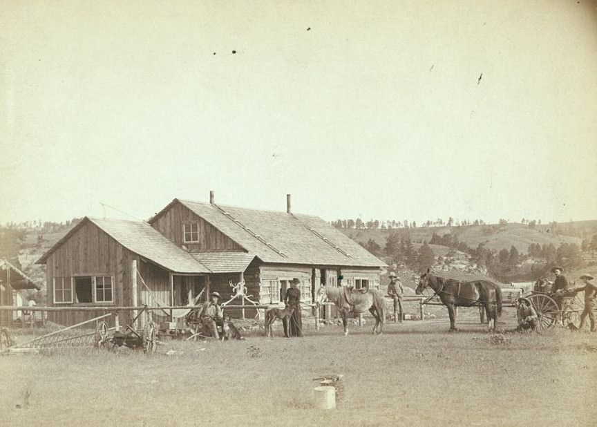 Western Ranch House, 1888.