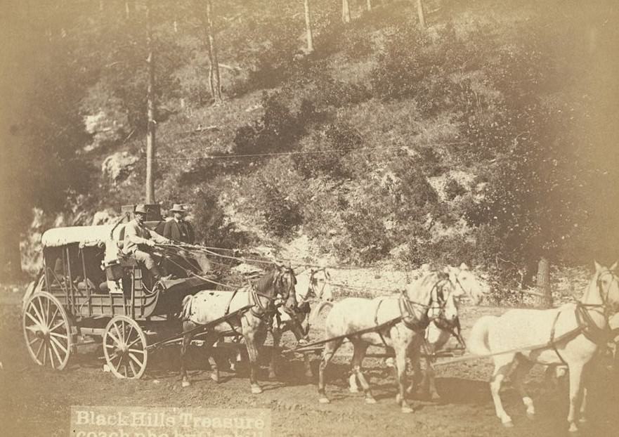Black Hills treasure coach, 1890s.