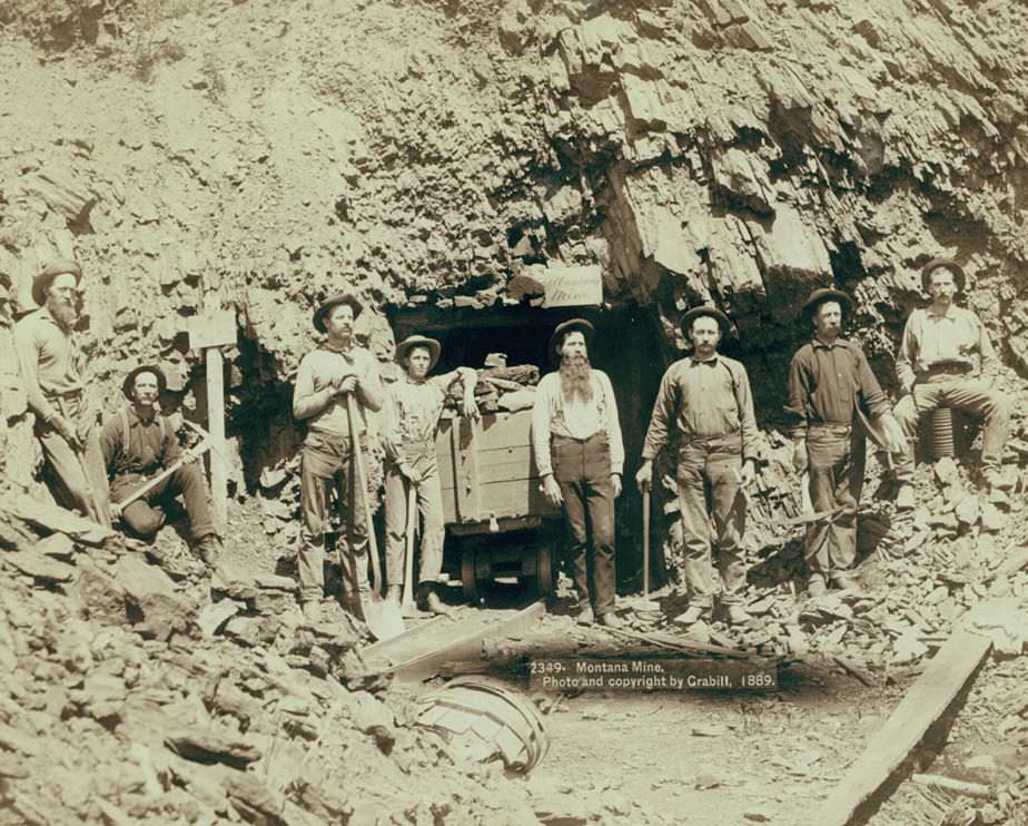 Montana Mine, 1889.