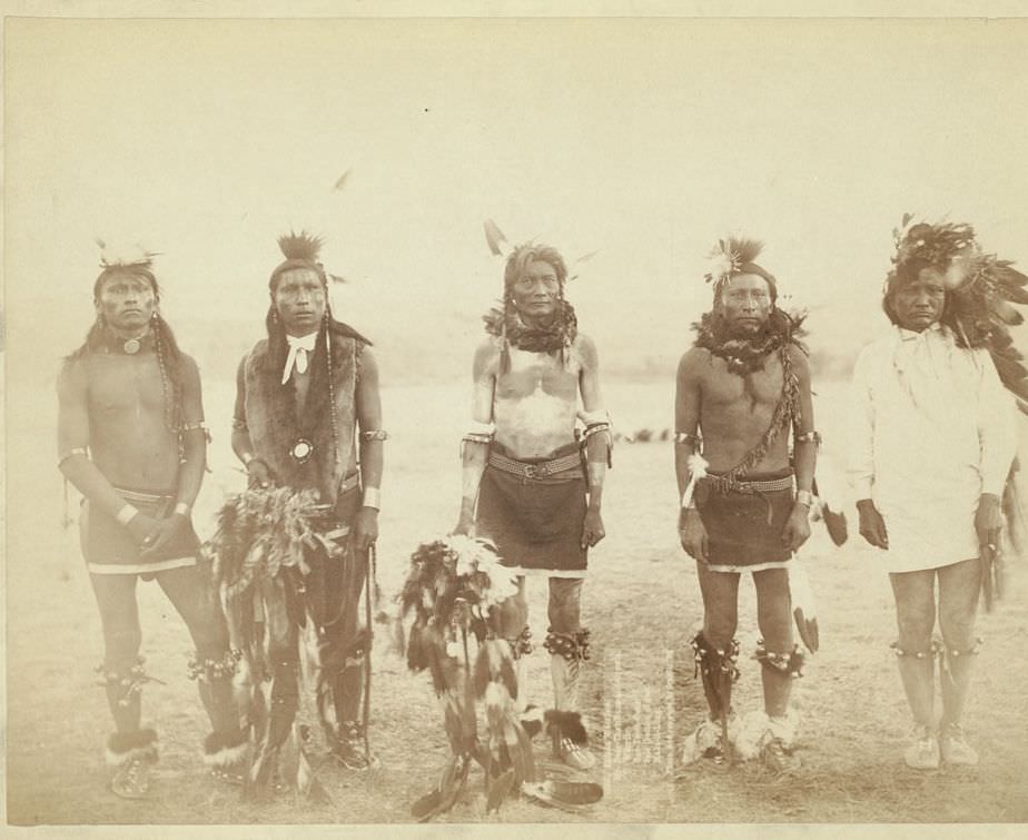 Indian Warriors, 1890.