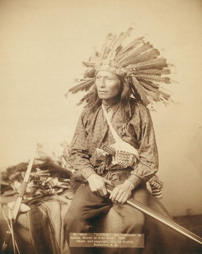 Little, instigator of Indian revolt at Pine Ridge, 1890.