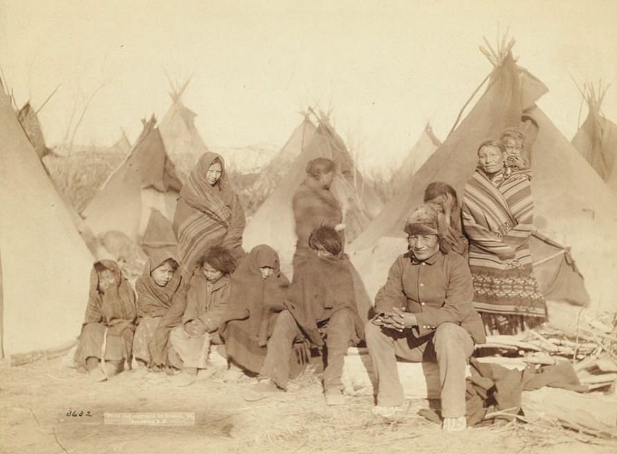 What's left of Big Foot's band, 1891.