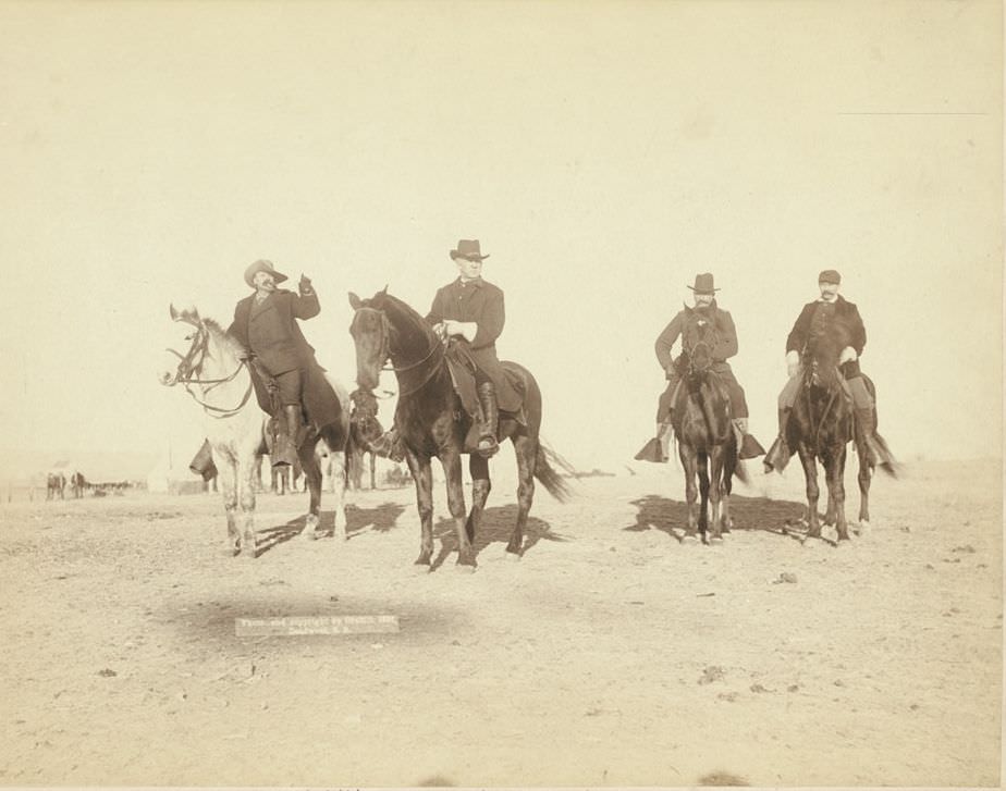 Viewing Hostile Indian Camp, 1891.