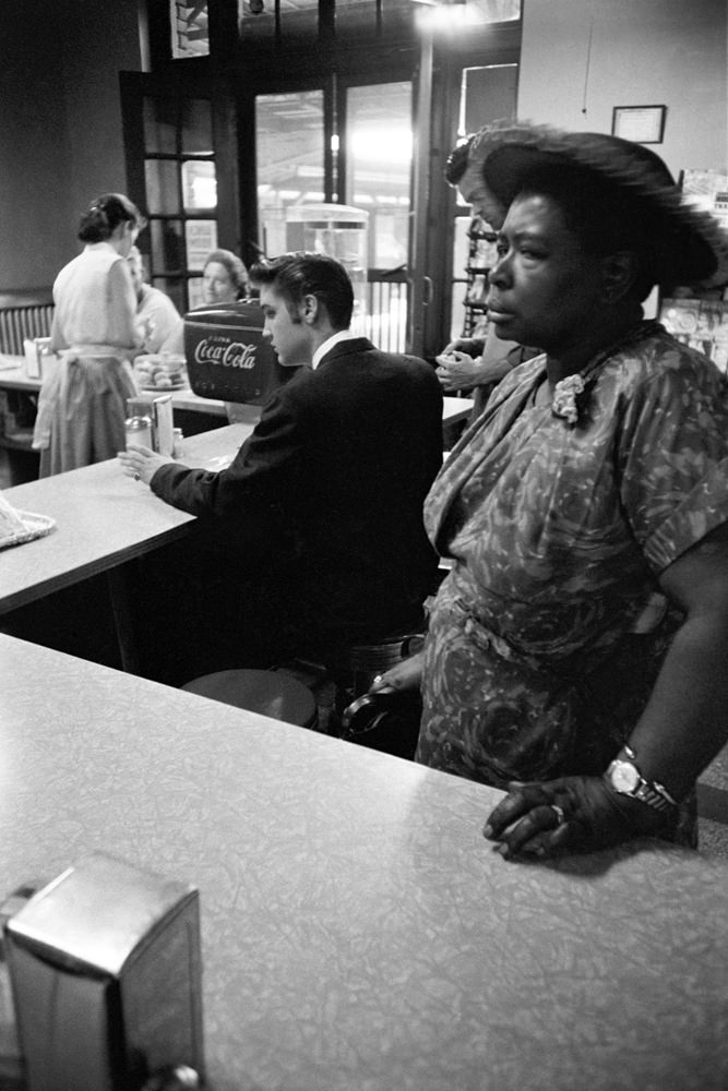 A segregated lunch counter at Chattanooga railroad station, 1956.