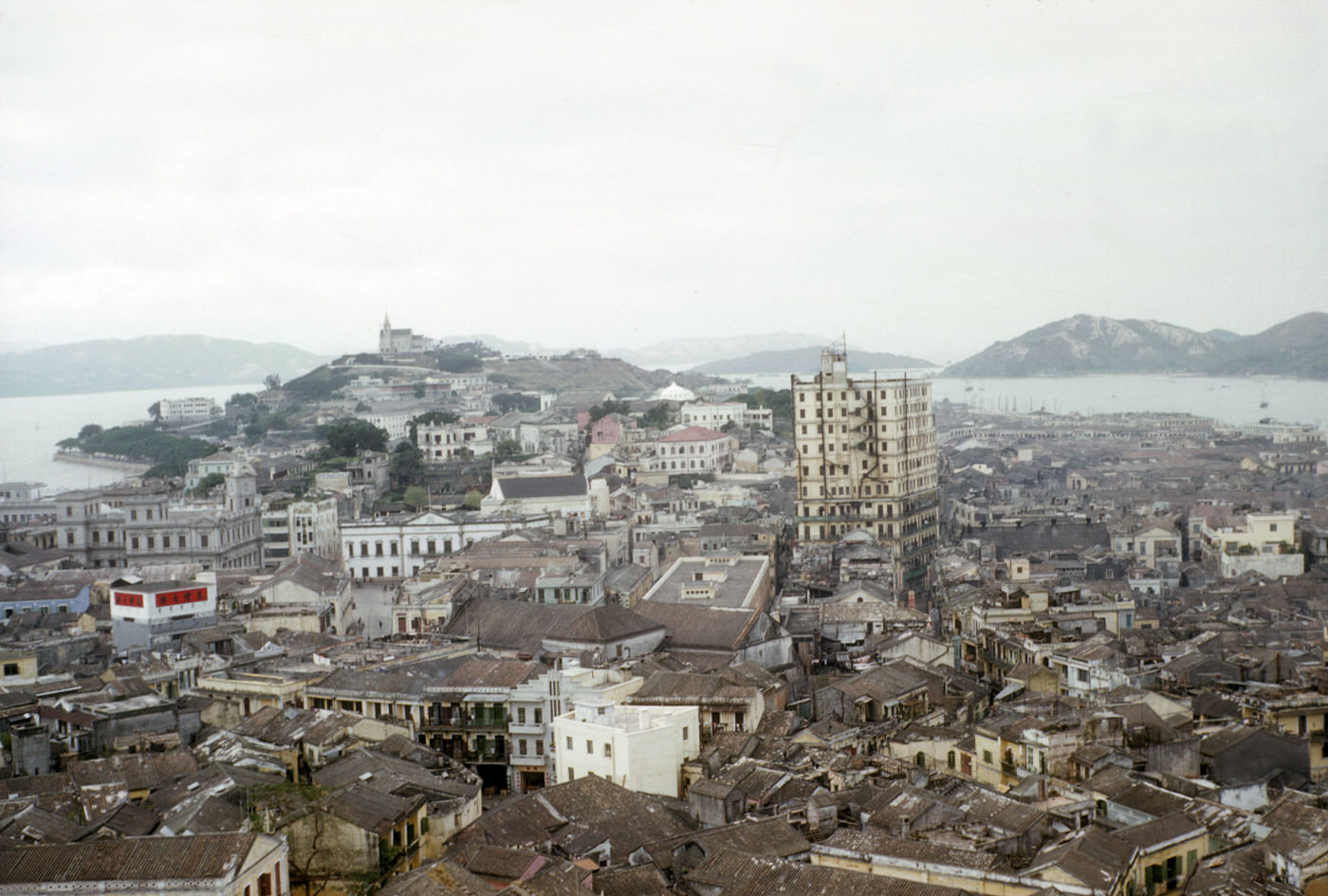 Macau, from the old fort, 1953