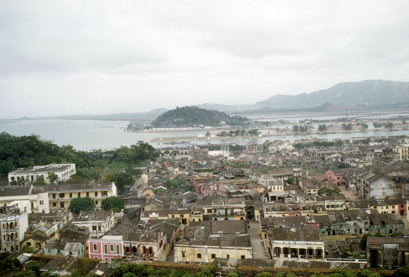Macau, from the old fort, 1953