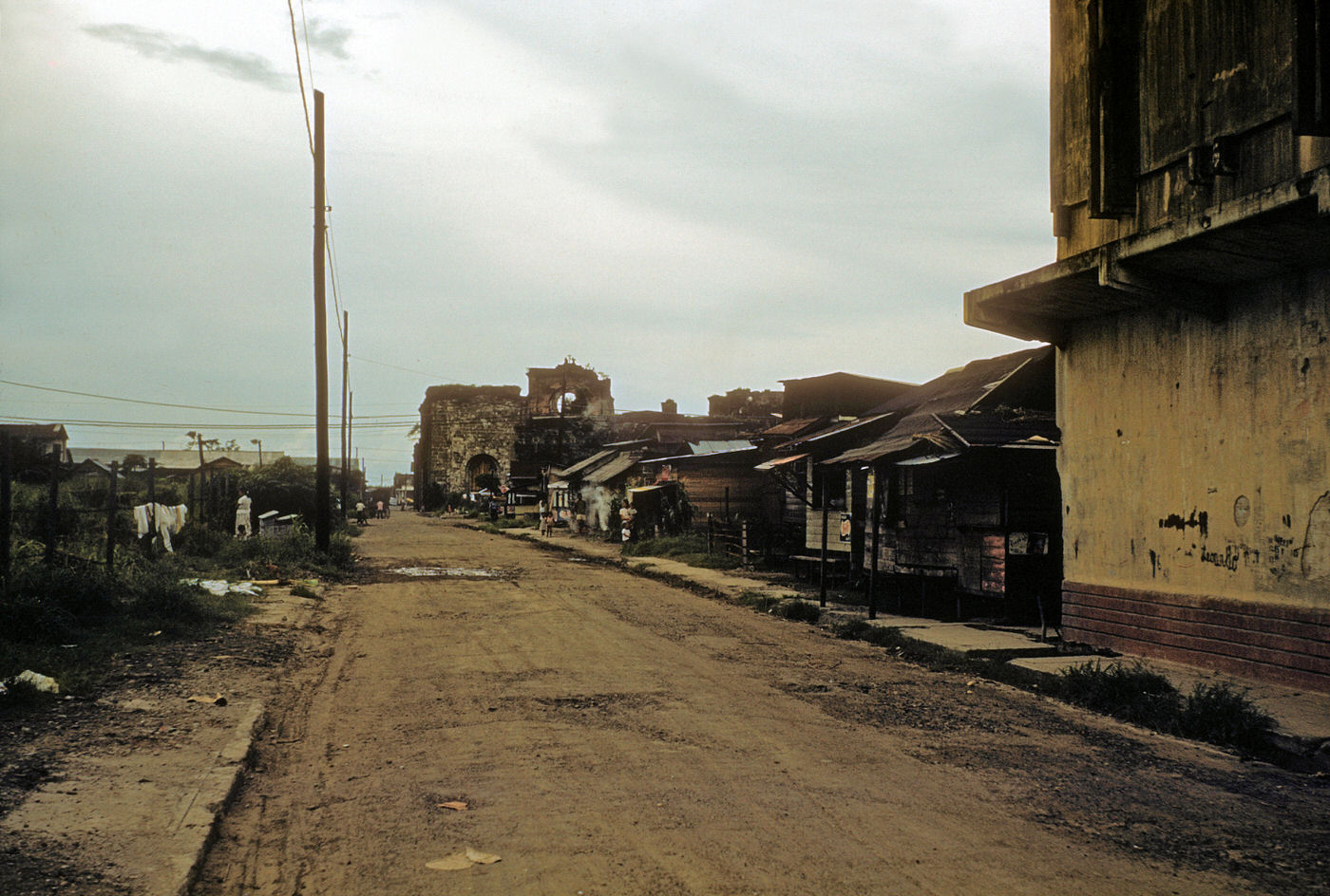 Manila Cathedral, 1954