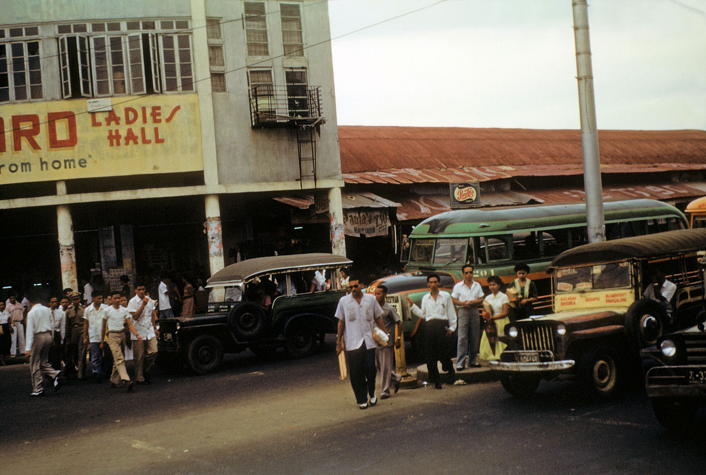 Manila, walled city, 1954