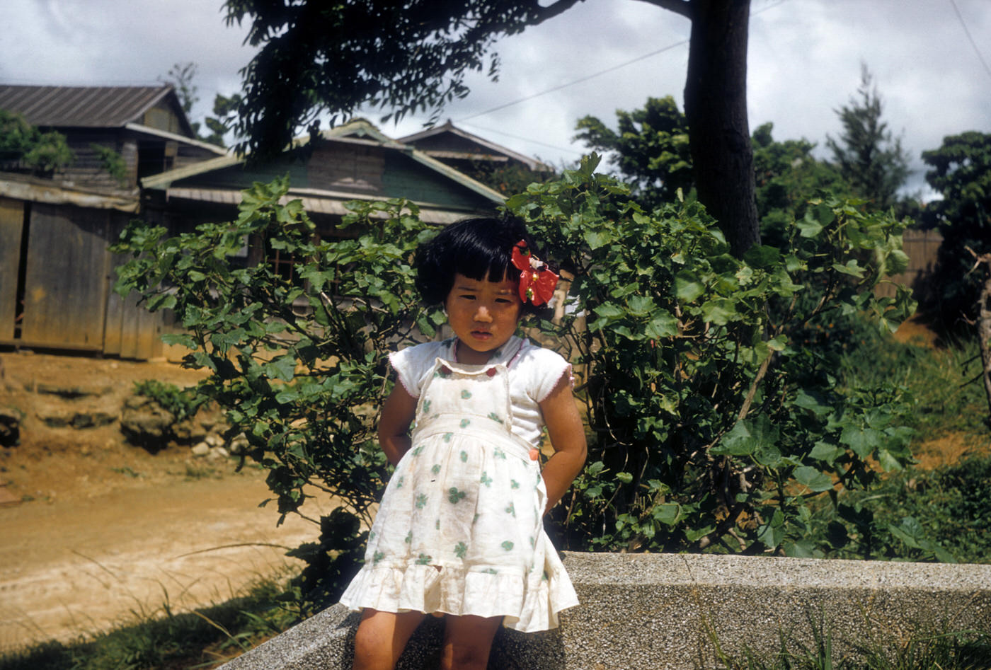 Another cute girl in Naha, 1954