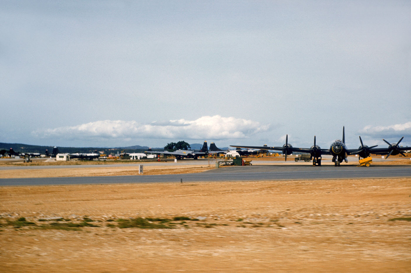 Planes at Kadena Air Base, B-29s, 1954