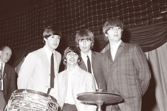 Maple Leaf Gardens press conference, Toronto, Canada, 1964