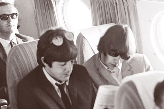 En route to Cow Palace, San Francisco, California, 1965