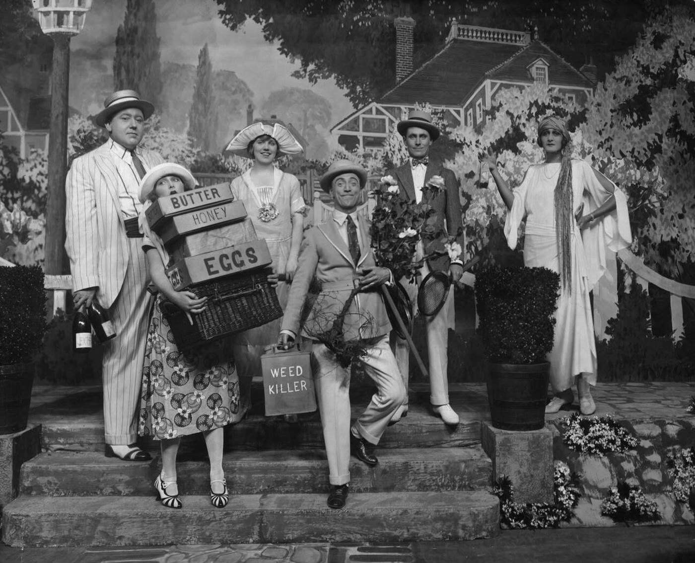 Scene from the play The Cabaret Girl, 1922.