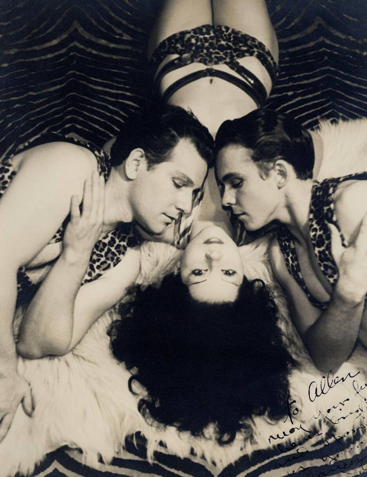 The Waltons performing "The Leopard Lady" at the Cafe Chez Paree and Chicago Theatre, Chicago, 1930.