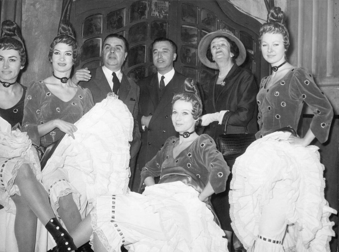Moulin Rouge, Paris, 1964.