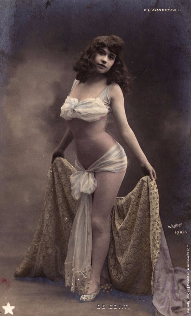 A Parisian cabaret artist, 1900.
