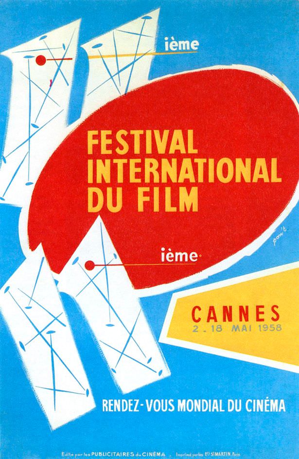 1958: As far as we were aware, the film festival is not a modern art festival.