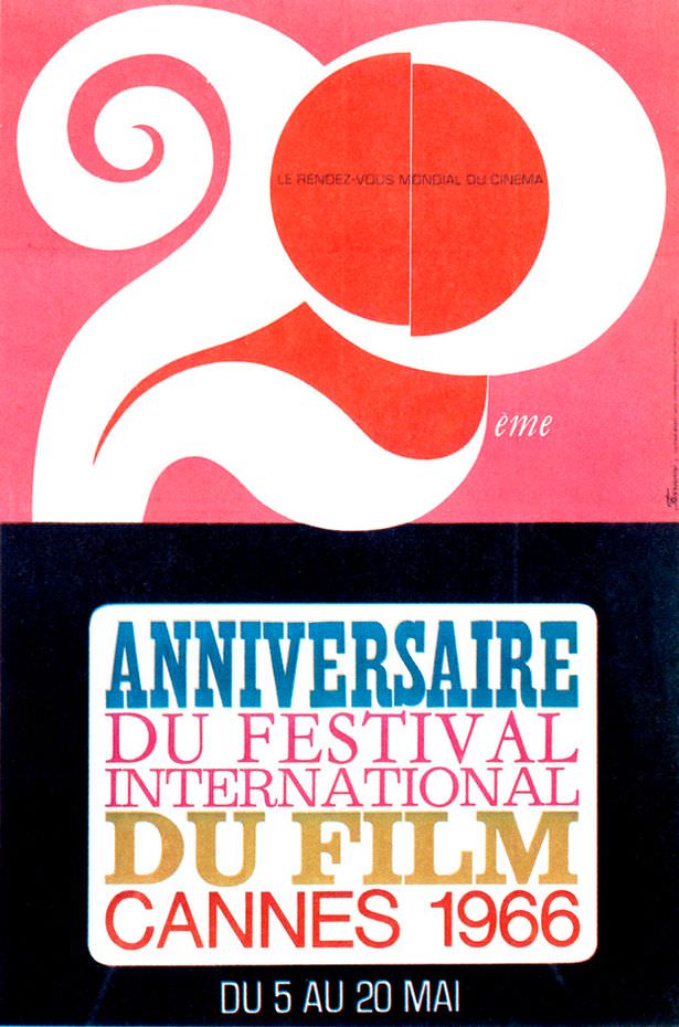 1966: The 20th anniversary of the awards and the year Sophia Loren was appointed the festival's second ever female president. (Olivia de Havilland was the first in 1965).